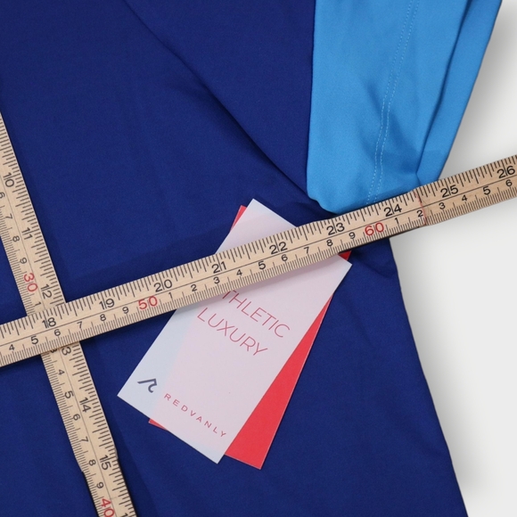 Redvanly Golf Polo Shirt Blue Color Block Mens XL Performance NWT - Picture 6 of 8